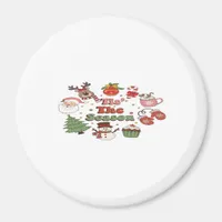 Tis The Season Christmas Acrylic Block Magnet