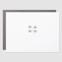 Cottagecore Moths Classic Car Magnet