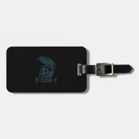 Crow F-Caw-F Retro Crow Lover Funny Luggage Tag