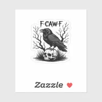 F-Caw-F Essential Vintage Cool Sticker