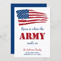 Home Is Where The Army Sends Us Military Moving  A Announcement