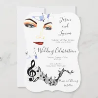 Quirky Funny Funky Boho Creative Invitation