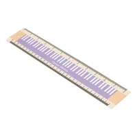 Personalized Music Themed Peach Lilac Piano Keys  Ruler