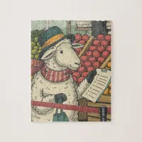 A Sheep Shopping Vintage Jigsaw Puzzle