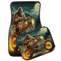 Bigfoot's Fiery Road to Freedom Car Floor Mat