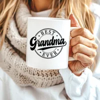 Personalized Photo Best Grandma Ever Gift Coffee Mug