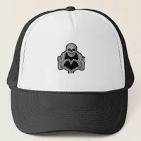 Skeleton Heart Hands Clean Graphic Mood Trucker Hat