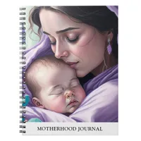 Cute New Mom and Baby Motherhood Keepsake Journal