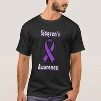 Sjögren's Awareness | Purple Ribbon T-Shirt