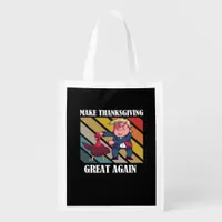 Make Thanksgiving Great Again Trumpkin – Sloth & S Grocery Bag