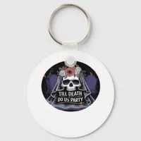 Halloween Wedding Spooky Wedding Halloween Party T Keychain