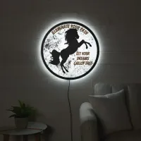 Equestrian Dream Lightbox Sign