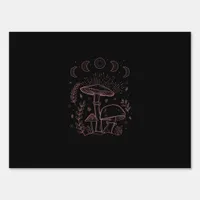 Goblincore Aesthetic Academia Cottagecore Mushroom Sign