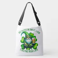 Cute Gnome St Patrick's Day with Beer | Crossbody Bag