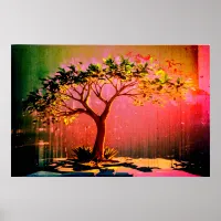 *~* AP81 Modern Artistic Tree Ethereal Unique Poster