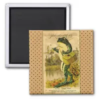 Gorgeous Vintage Frog Artwork Magnet