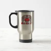 Af Skeleton Hands Valentines Day Classic Travel Mug
