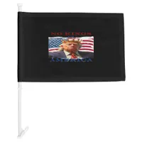 No Kings In America Anti-Trump Creative Design Car Flag