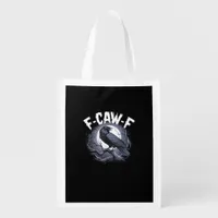 F-Caw-F Minimal Clean Grocery Bag