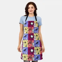 Retro Pop 1950's Style Nostalgic Graphics Apron