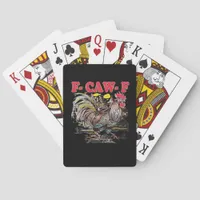 F-Caw-F Hei Hei Moana Rooster Classic Funny Graphi Poker Cards