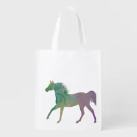 Pretty Boho Horse Grocery Bag