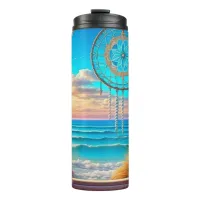 Window with Suncatcher Overlooking the Ocean Thermal Tumbler