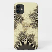 Vintage Tribal Lace Style Monogram iPhone 5 iPhone 11 Case