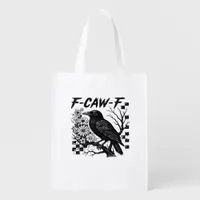 F-Caw-F Halloween Bird Grocery Bag