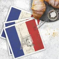 Flag and Symbols of France ID156 Napkins