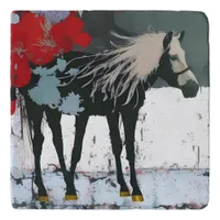 Floral Horse Trivet