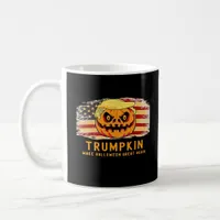 Trumpkin Make Halloween Great Again Us Flag Funny  Coffee Mug