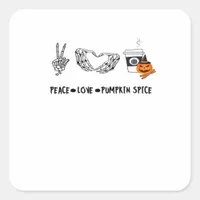 Heart And Hands Skeleton Heart Hands Soft Square Sticker