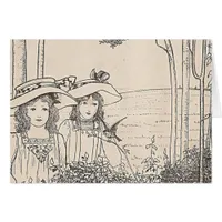 Pretty Girls In The Woods Cards