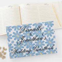 Floral Pattern - Personalized Wedding Guestbook