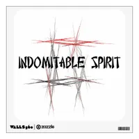 Martial Arts Indomitable Spirit Wall Sticker