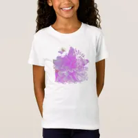 *~* Pink Peony Painting Art Transform AR3 Girl T-Shirt