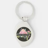 Custom Photo Art Name Monogram Quote Heart Shaped  Keychain