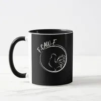 F-Caw-F Funny Wordplay Quote Retro Style Mug