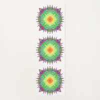 Rainbow Mandala Yoga Mat