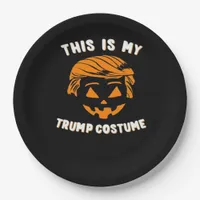 This Is My Costume - Trumpkin  Paper Plates