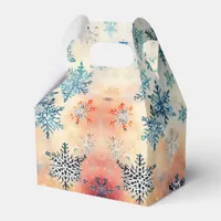 Vintage Snowflakes Pattern - Favor Box
