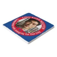 City Council Election Custom Photo Campaign Trivet