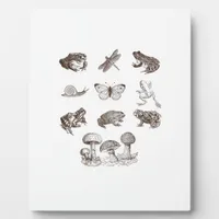 Cottagecore Aesthetic Mushroom Academia Frog Gobli Plaque