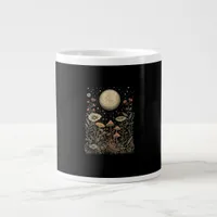 Cottagecore Moon Mushroom Moonphase Goblincore Giant Coffee Mug