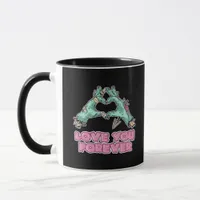 Zombie Classic - Skeleton Heart And Hands Mug