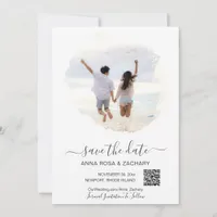 *~* QR  Photo - WEDDING SAVE the DATE AR6 Website  Invitation