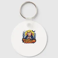 Trick Or Halloween Classic Keychain