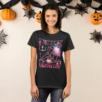 Pink and Black Coquette Halloween T-Shirt