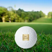 Business company logo golf balls